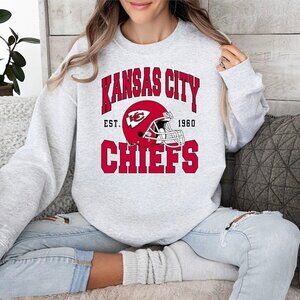 Kansas City Chiefs Crewneck Sweatshirt Cozy Retro Kansas City Football Fan 51